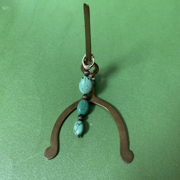 Carolyn Pollack CP 925 SS Green Turquoise Enhancer - Picture 1 of 5